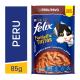 NESTLÉ PURINA FELIX FANTASTIC TIRITAS Ração Úmida para Gatos Adultos Peru 85g - Imagem 7891000311714-(1).jpg em miniatúra