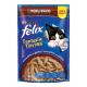 NESTLÉ PURINA FELIX FANTASTIC TIRITAS Ração Úmida para Gatos Adultos Peru 85g - Imagem 7891000311714-(2).jpg em miniatúra