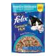 Ração Úmida FELIX Fantastic Tiritas Frango e Caranguejo 85g - Imagem 7891000311790-(2).jpg em miniatúra