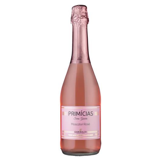 Vinho espumante Garibaldi Primicias moscatel rose 660ml - Imagem em destaque
