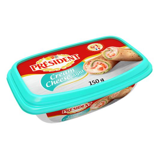 Queijo President cream cheese ligth 150g - Imagem em destaque