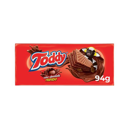 Biscoito Wafer Chocolate Trufado Toddy Pacote 94g - Imagem em destaque