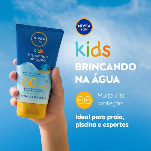 NIVEA SUN Protetor Solar Kids Brincando na Água FPS 60 150ml - Imagem em destaque