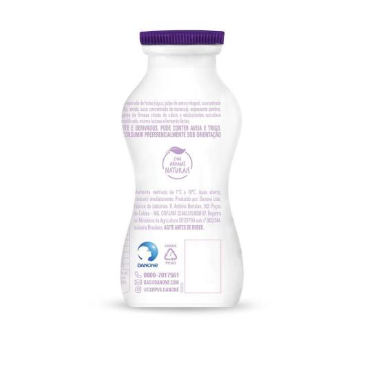 Iogurte Líquido Zero Lactose Corpus Amora e Maracujá 170g - Imagem em destaque