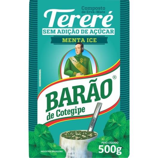 Erva Mate tereré Barão Menta ice 500g - Imagem em destaque