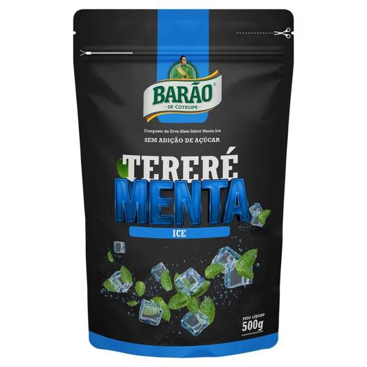 Erva-Mate Tereré Menta Ice sem Adição de Açúcar Barão de Cotegipe 500g - Imagem em destaque