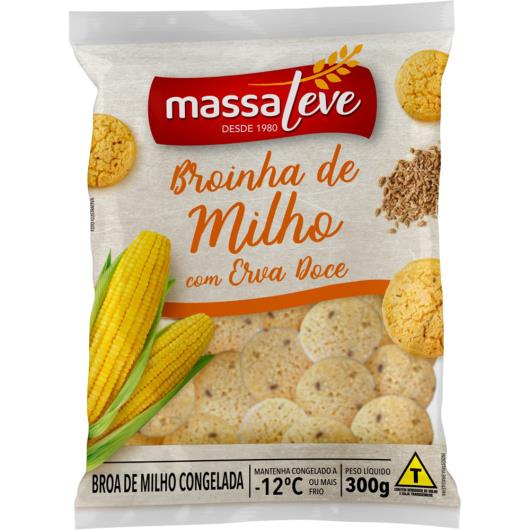 Broinha de milho congelada com erva doce Massa Leve 300g - Imagem em destaque