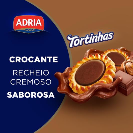 Biscoito Adria Tortinha Chocolate e Avelã 140g - Imagem em destaque