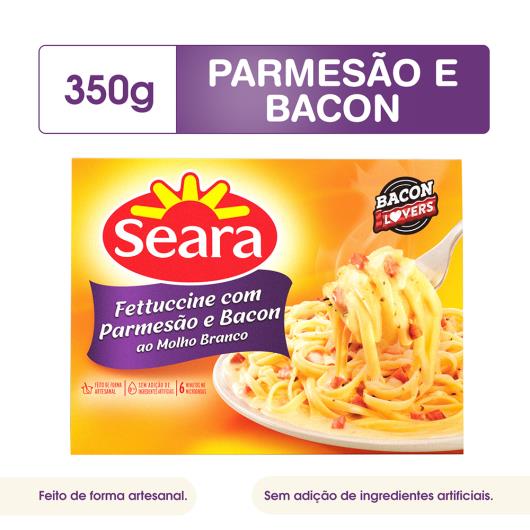 Fetucine Parmesão e Bacon Seara 350G - Imagem em destaque