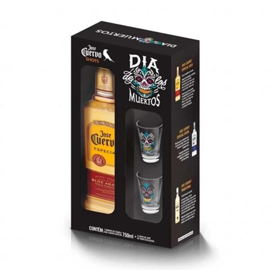 Tequila José Cuervo especial dia delos mortos + 2 copos unidade - Imagem em destaque