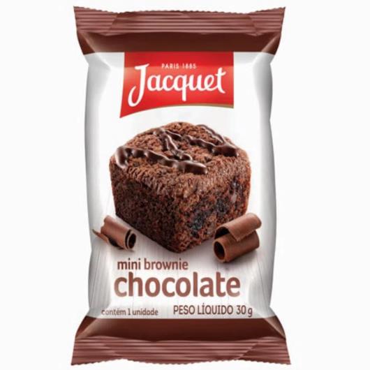 Bolo mini Jacquet brownie chocolate ao leite 30g - Imagem em destaque