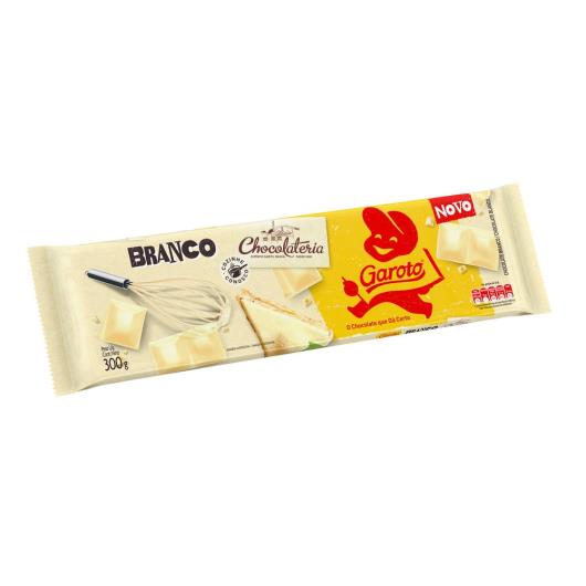 Chocolate para Cobertura GAROTO Branco 300g - Imagem em destaque