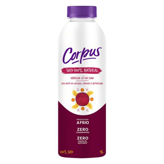 Suco Corpus misto laranja, cenoura e beterraba garrafa 1L - Imagem em destaque