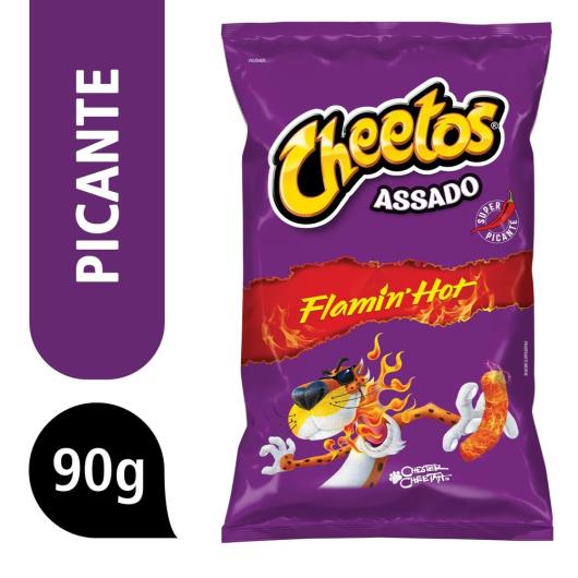 Salgadinho De Milho Flamin Hot Picante Elma Chips Cheetos Pacote 90G - Imagem em destaque