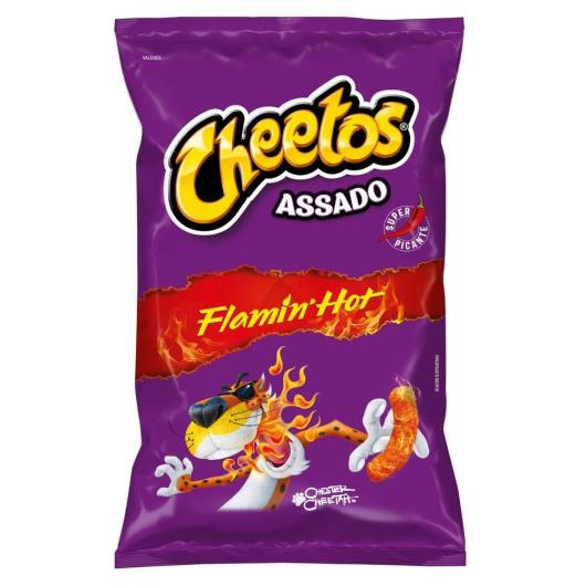Salgadinho De Milho Flamin Hot Picante Elma Chips Cheetos Pacote 90G - Imagem em destaque