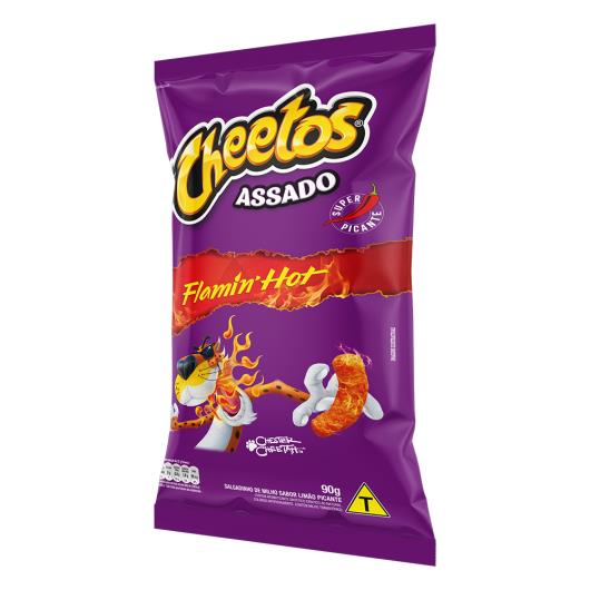 Salgadinho De Milho Flamin Hot Picante Elma Chips Cheetos Pacote 90G - Imagem em destaque