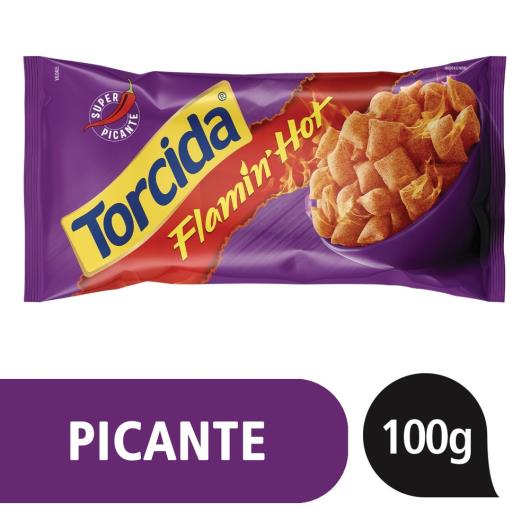 Salgadinho De Trigo Flamin Hot Picante Torcida Pacote 100G - Imagem em destaque