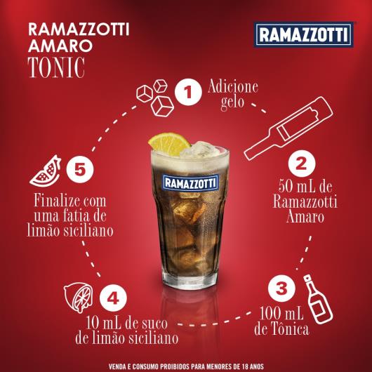 Aperitivo Ramazzotti Amaro 700ml - Imagem em destaque