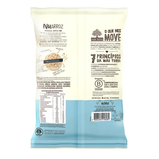 Biscoito de Arroz integral Mãe Terra Nuarroz multigrãos 35g - Imagem em destaque