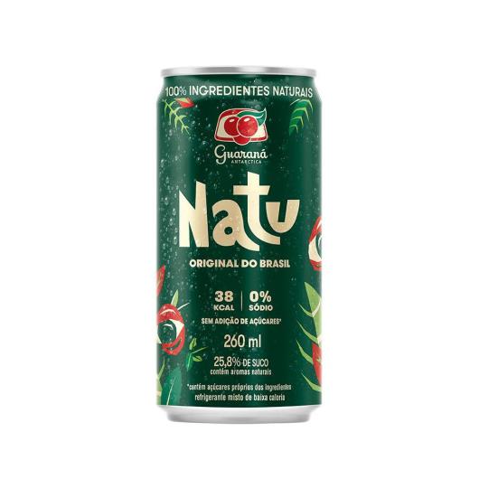 Refrigerante Guaraná Antarctica NATU Lata 260ML - Imagem em destaque