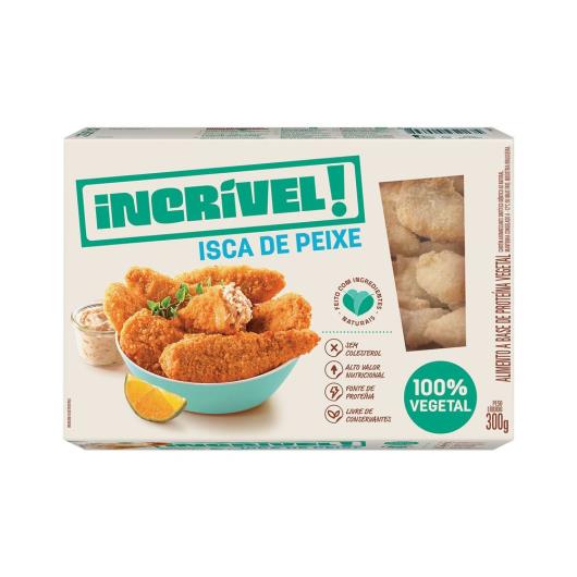 Isca de Peixe Incrível! 100% Vegetal 300g - Imagem em destaque