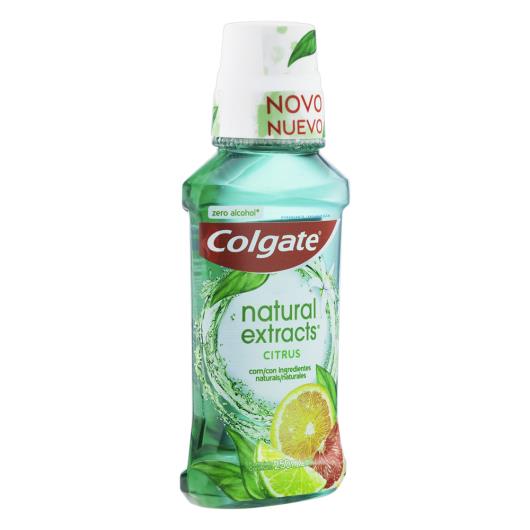 Enxaguante Bucal Zero Álcool Citrus Colgate Natural Extracts Frasco 250ml - Imagem em destaque