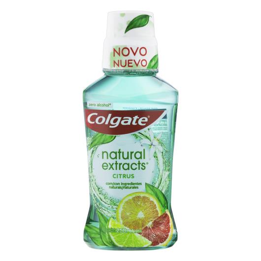 Enxaguante Bucal Zero Álcool Citrus Colgate Natural Extracts Frasco 250ml - Imagem em destaque