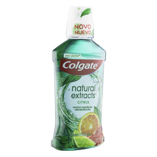 Enxaguante Bucal Zero Álcool Citrus Colgate Natural Extracts Frasco 500ml - Imagem em destaque