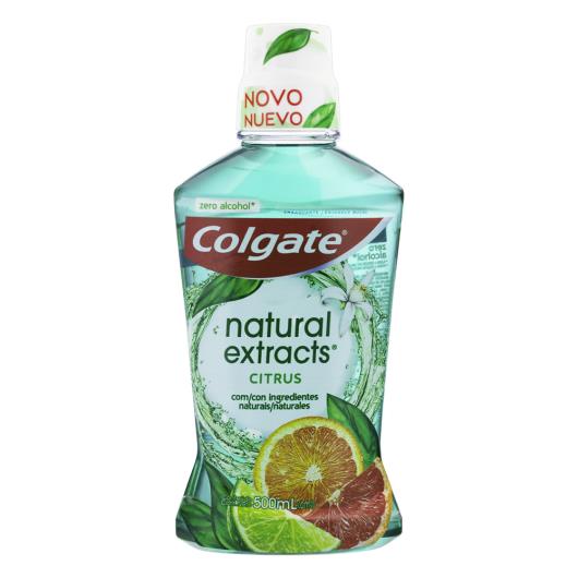 Enxaguante Bucal Zero Álcool Citrus Colgate Natural Extracts Frasco 500ml - Imagem em destaque