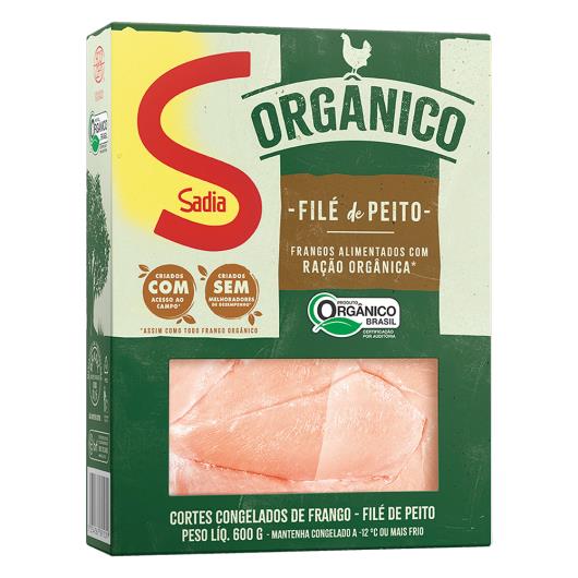 Filé de Peito de Frango Congelado Orgânico sem Pele sem Osso Sadia 600g - Imagem em destaque