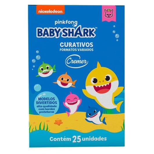 Curativo Baby Shark 25 unids - Imagem em destaque