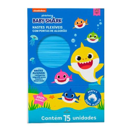 Hastes flexíveis Baby Shark 75 Unidades - Imagem em destaque