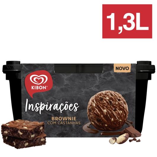 Sorvete Kibon Inspirações Brownie 1,3L - Imagem em destaque