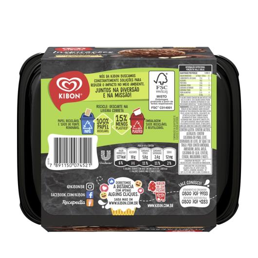 Sorvete Kibon Inspirações Brownie 1,3L - Imagem em destaque