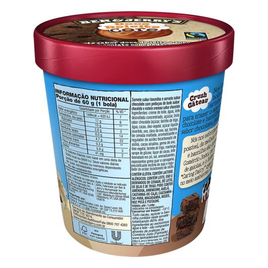 Sorvete Crush Gâteau Ben & Jerry's Core 458ml - Imagem em destaque