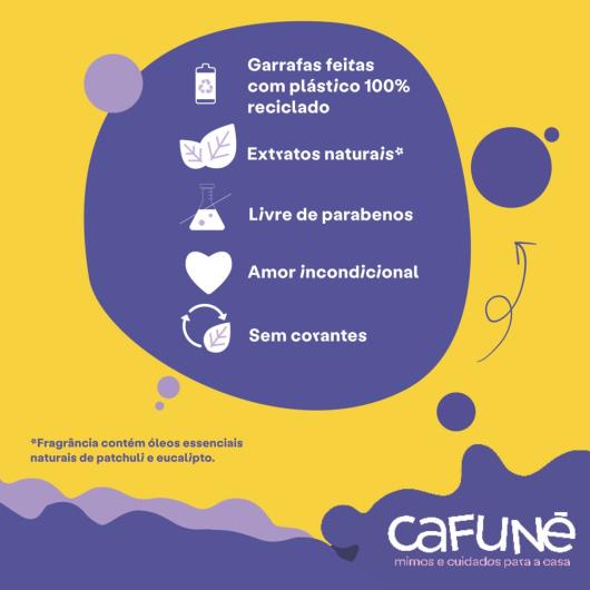 Aromatizante de Ambiente Capim-Limão Cafuné Frasco 500ml Borrifador - Imagem em destaque