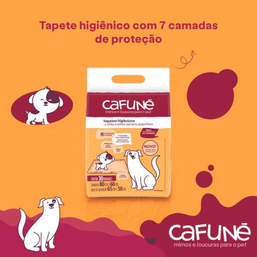 Tapete higienico Cafuné Slim 30 unidades - Imagem em destaque