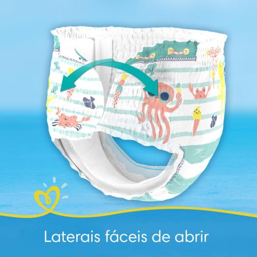 Fralda Descartável Infantil Pampers Splashers P-M Pacote 12 Unidades - Imagem em destaque