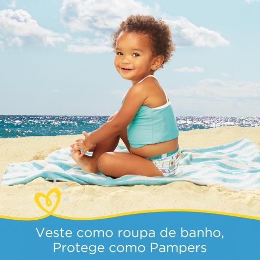 Fralda Descartável Infantil Pampers Splashers M-G Pacote 11 Unidades - Imagem em destaque