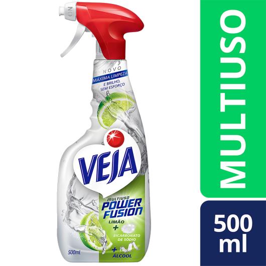 Limpador Multiuso Veja Power Fusion Limão Gatilho 500ml - Imagem em destaque