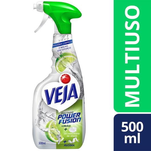 Limpador Multiuso Veja Power Fusion Limão Gatilho 500ml - Imagem em destaque