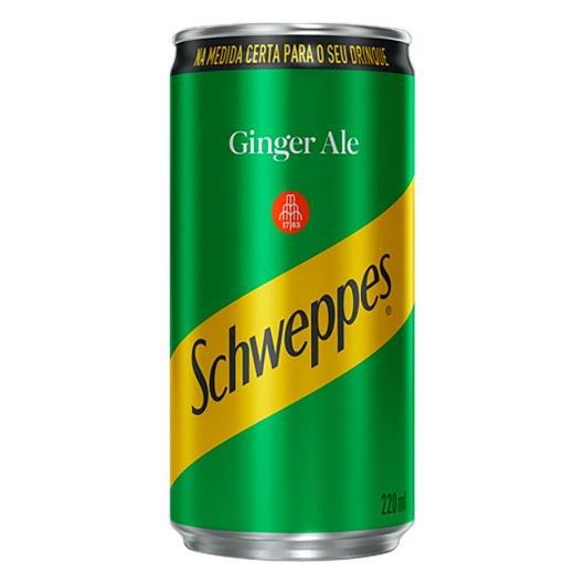 Refrigerante Ginger Ale Schweppes Lata 220ml - Imagem em destaque