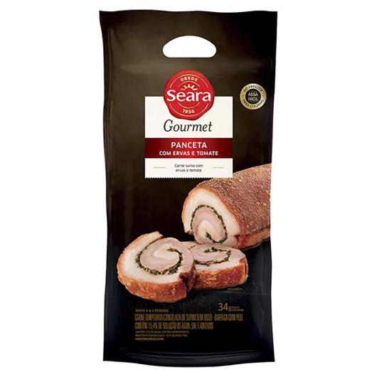 Panceta Recheada com ervas e tomate Seara Gourmet Congelado 1kg - Imagem em destaque