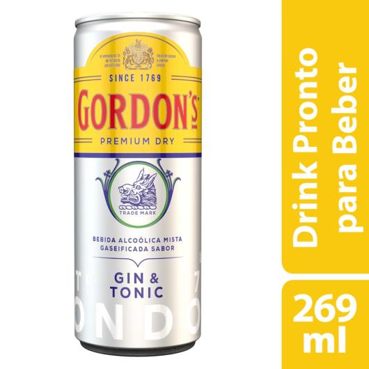 Gin & Tonic premium Gordons Lata 269ml - Imagem em destaque