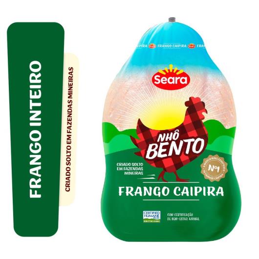 Frango inteiro caipira Nhô Bento Congelado 2kg - Imagem em destaque