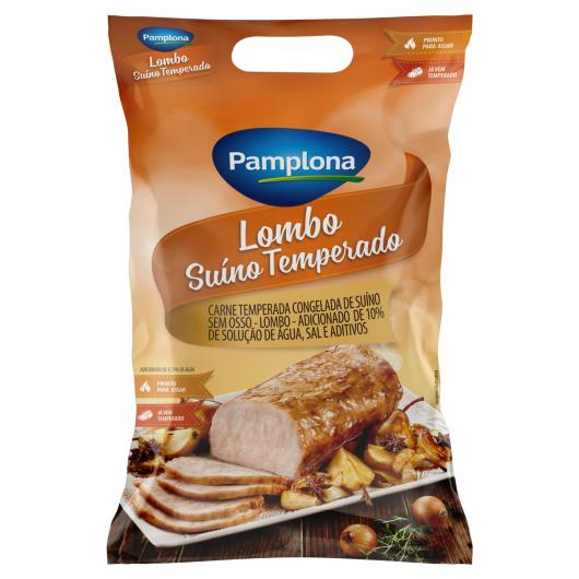 Lombo Suíno Congelado Temperado sem Osso Pamplona 1kg - Imagem em destaque