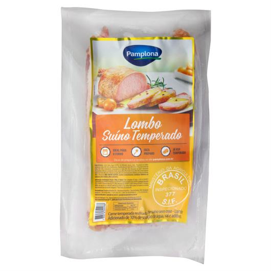 Lombo Suíno Resfriado Temperado sem Pele sem Osso Pamplona 800g - Imagem em destaque