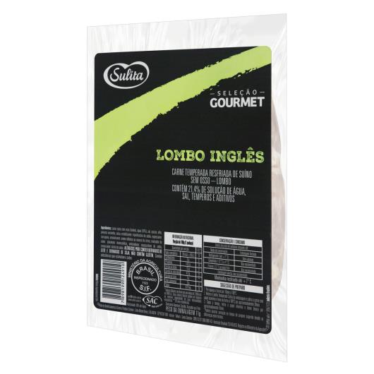 Lombo Suíno Resfriado Temperado Inglês sem Osso Sulita Seleção Gourmet 800g - Imagem em destaque