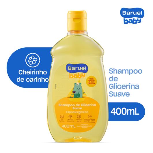 Shampoo Infantil Glicerina Suave Baruel Baby 400ml - Imagem em destaque