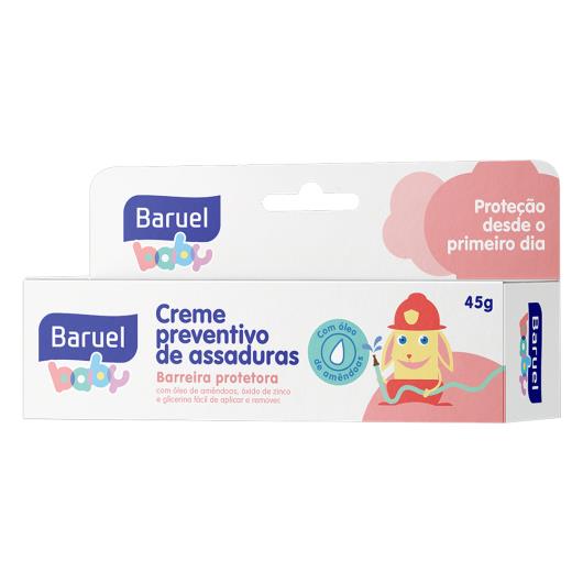 Creme Preventivo assaduras Baruel Baby barreira protetora 45g - Imagem em destaque